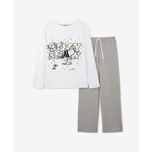 Пижама  Gulliver, размер 98, серый