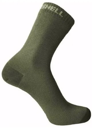 Носки DexShell, размер S, серый, зеленый