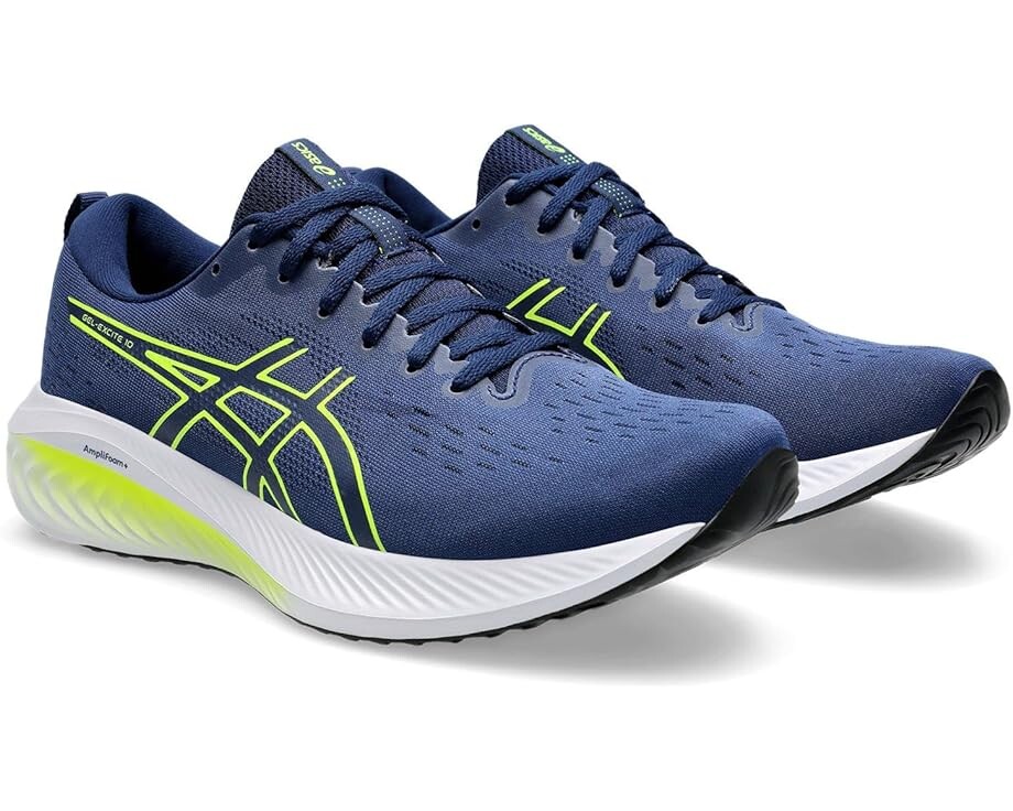 Кроссовки ASICS GEL-Excite 10, цвет Blue Expanse/Safety Yellow