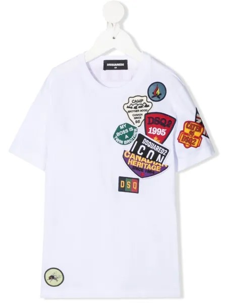 Dsquared2 Kids футболка с нашивками