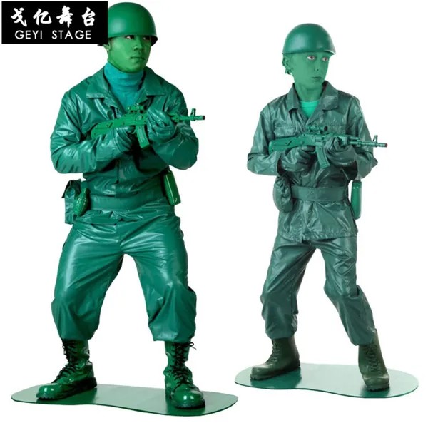 Одежда для выступлений на сцене, японская зеленая солдатская армия, предатель, военная униформа, костюмы для косплея и вечеринок