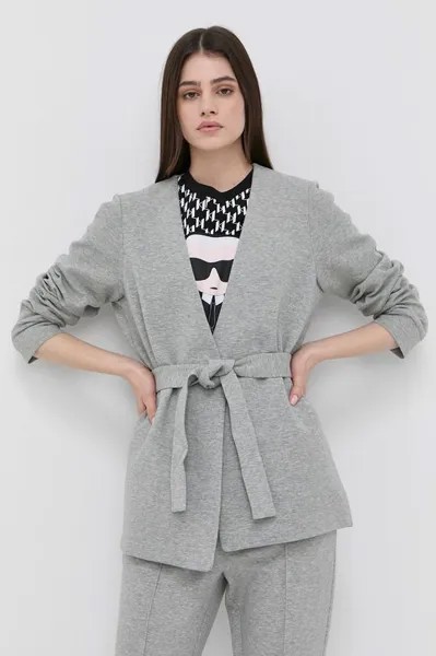 Куртка Карла Лагерфельда 220W1430 Karl Lagerfeld, серый