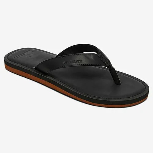 Шлепанцы Quiksilver, размер 38,5, черный