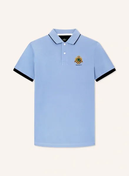 Рубашка-поло heritage logo polo Hackett London, синий