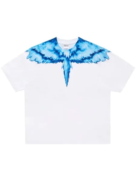 Marcelo Burlon County of Milan футболка с принтом Colordust Wings, белый