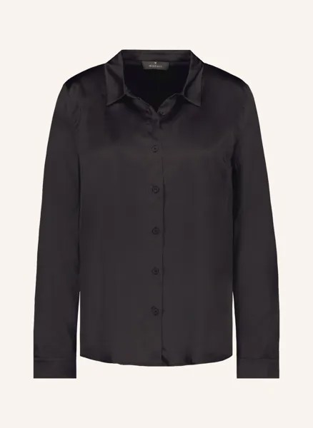 Блуза рубашка monari aus Satin, черный