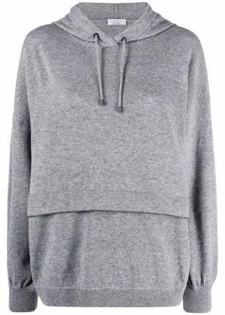 Brunello Cucinelli худи с кулиской