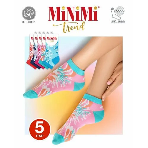 Носки MiNiMi, 5 пар, размер 35-38 (23-25), мультиколор