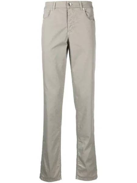 Brunello Cucinelli прямые джинсы, зеленый