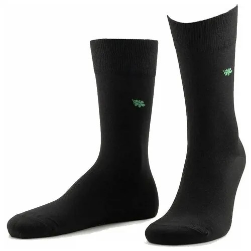 Мужские носки Grinston, классические, размер 25 (размер обуви 39-41), черный