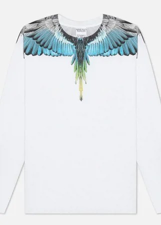 Мужской лонгслив Marcelo Burlon Wings Regular, цвет белый, размер XL
