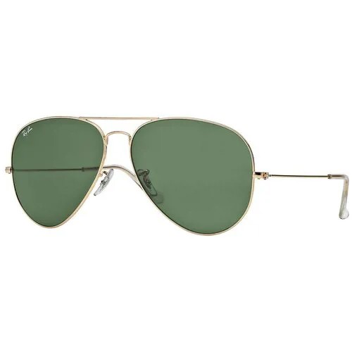 Солнцезащитные очки Ray-Ban Ray-Ban RB 3026 L2846 RB 3026 L2846, зеленый, золотой