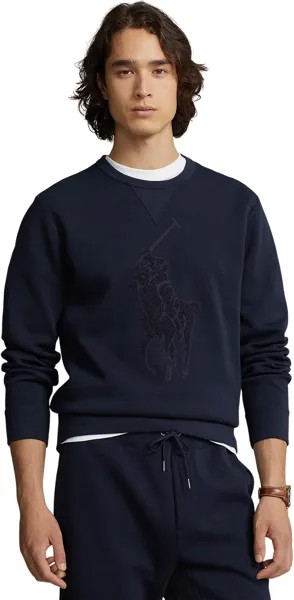 Толстовка двойной вязки Big Pony Polo Ralph Lauren, цвет Aviator Navy