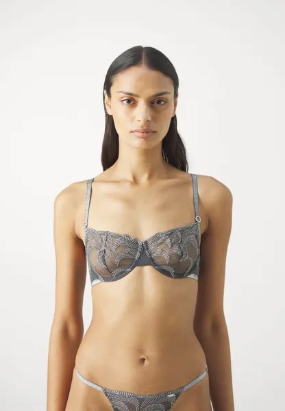 Бюстгальтер на косточках BRA WIRE AIDA Lindex, светло-серый
