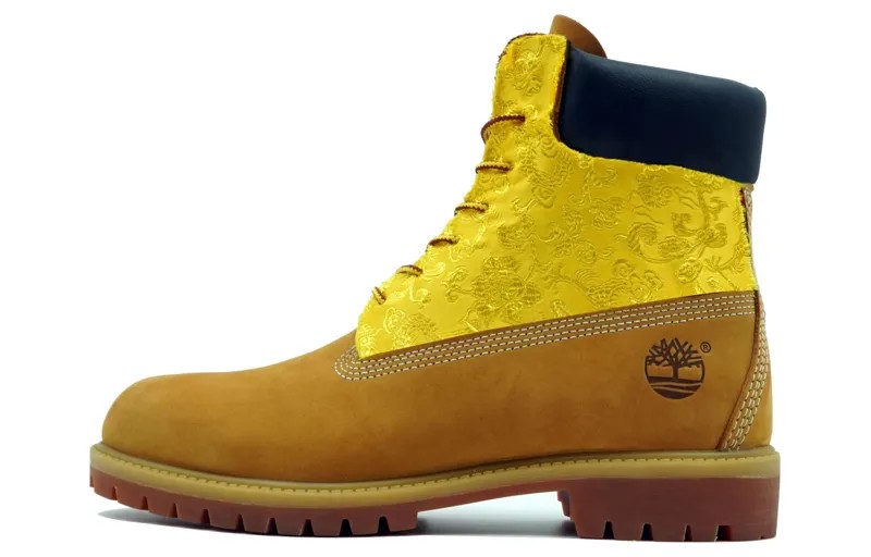 ПРЕМИУМ Коллекция Уличные Ботинки Женские Золотые Timberland