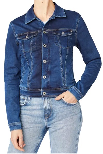 Куртка - Темно-синий - Классический крой Pepe Jeans, темно-синий