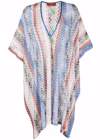 Missoni Mare платье-туника с узором зигзаг