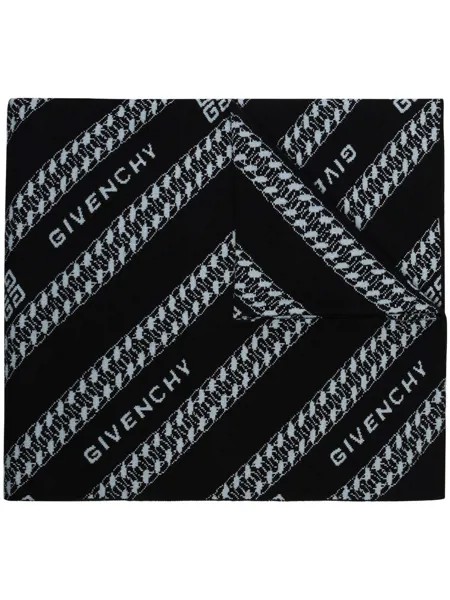 Givenchy жаккардовый шарф с логотипом