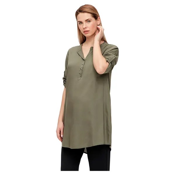 Блузка Mamalicious Mercy Maternity 3/4 Sleeve Tunic, зеленый