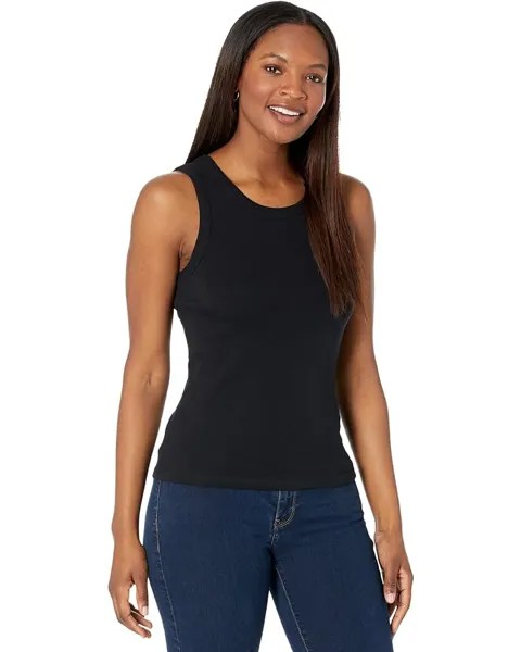 Майка Lilla P 1x1 Rib Jewel Tank, черный