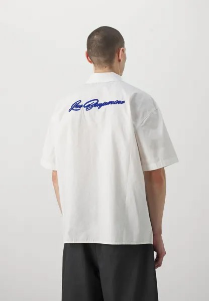 Блуза на пуговицах SHORT SLEEVE UNISEX Les Benjamins, белый