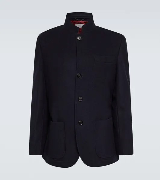 Кашемировая куртка Brunello Cucinelli, синий