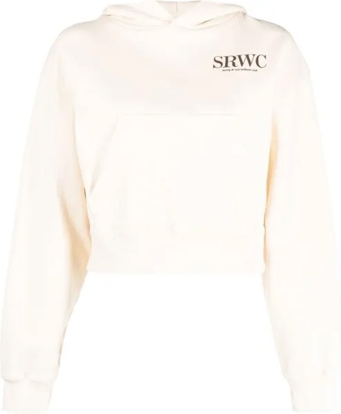 Sporty & Rich худи с логотипом, нейтральный цвет