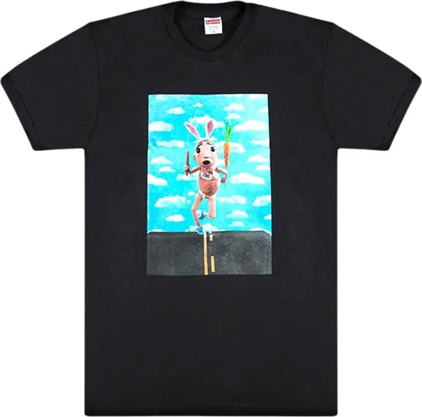 Футболка Supreme Mike Hill Runner T-Shirt 'Black', черный