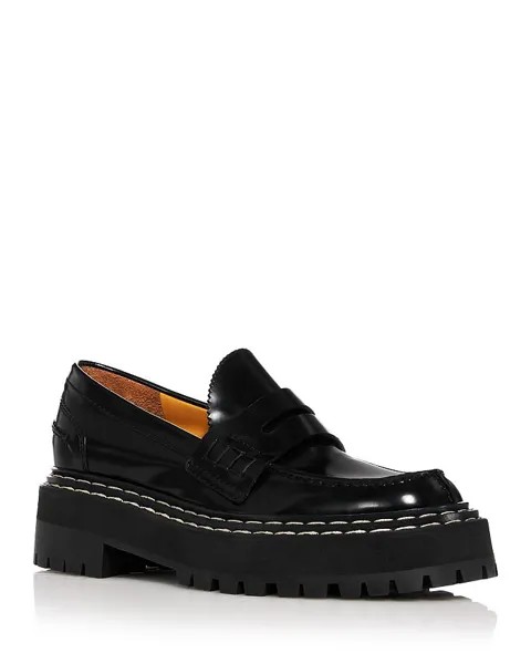 Женские лоферы на плоской подошве Sucal Slip On Lug Sole Proenza Schouler