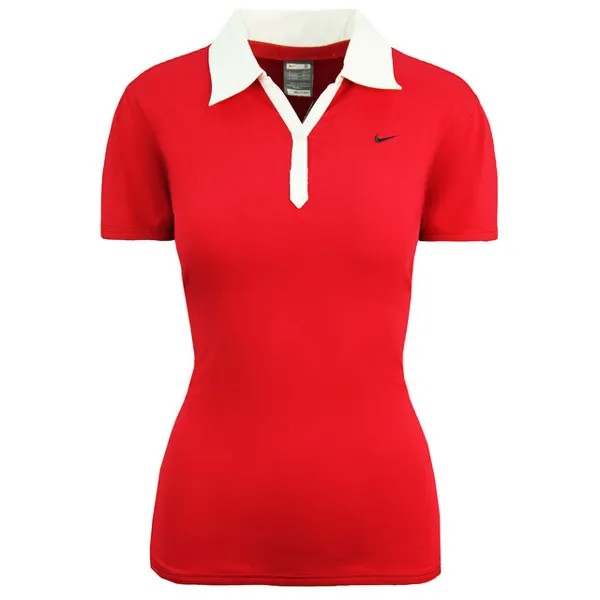 Теннисная рубашка-поло dri fit с короткими рукавами 264127 688 Nike, белый