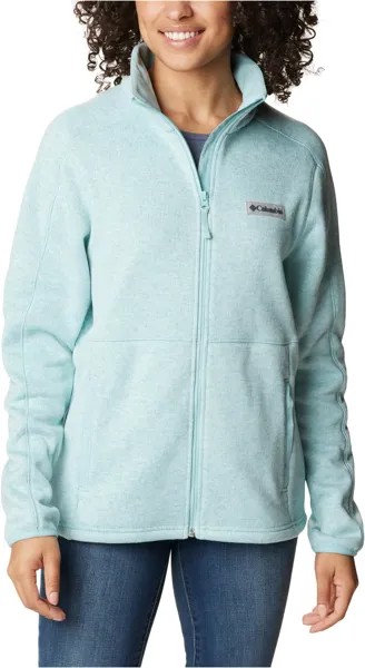 Куртка Sweater Weather Full Zip Columbia, цвет Aqua Haze Heather