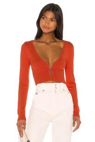 Свитер Camila Coelho Caryn Zip Up, цвет Apricot