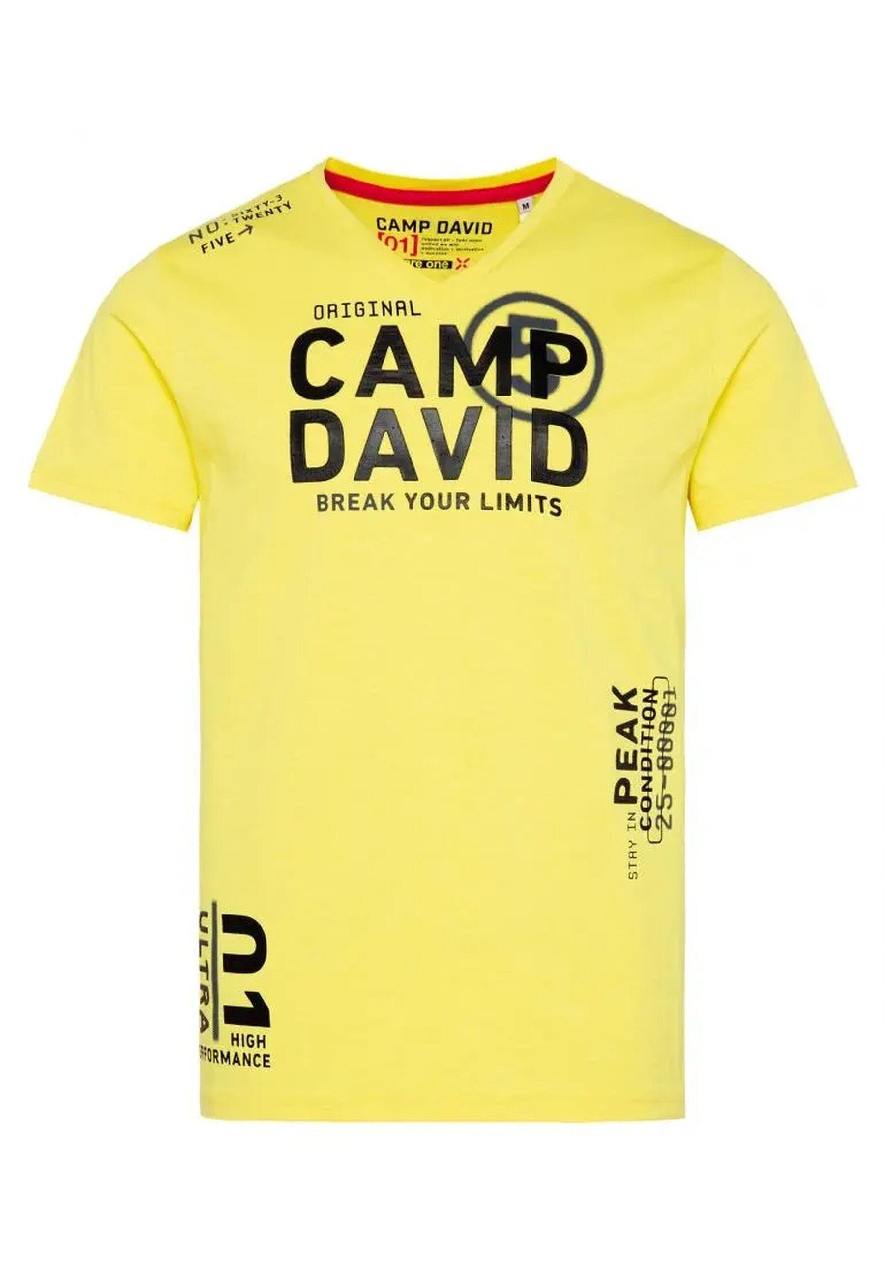 Футболка CAMP DAVID, желтый