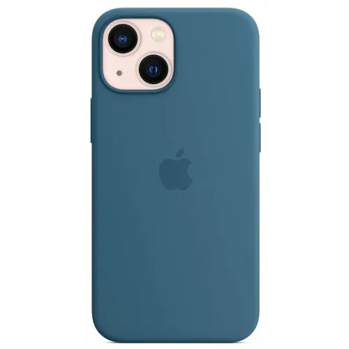 Чехол-накладка Apple Silicone Case with MagSafe Blue Jay для iPhone 13 Силикон, Полярная лазурь MM273ZE/A