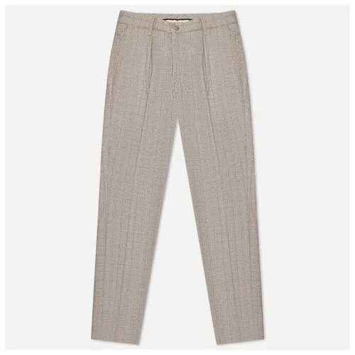 Мужские брюки Hackett Mouline Check бежевый, Размер 36