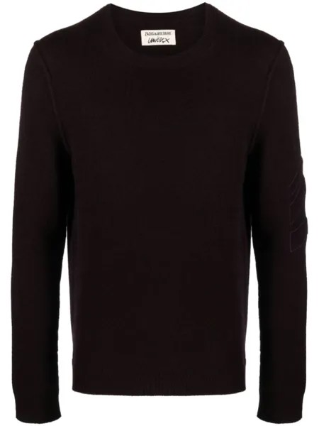 Джемпер Kennedy из переработанного кашемира Zadig&Voltaire, фиолетовый