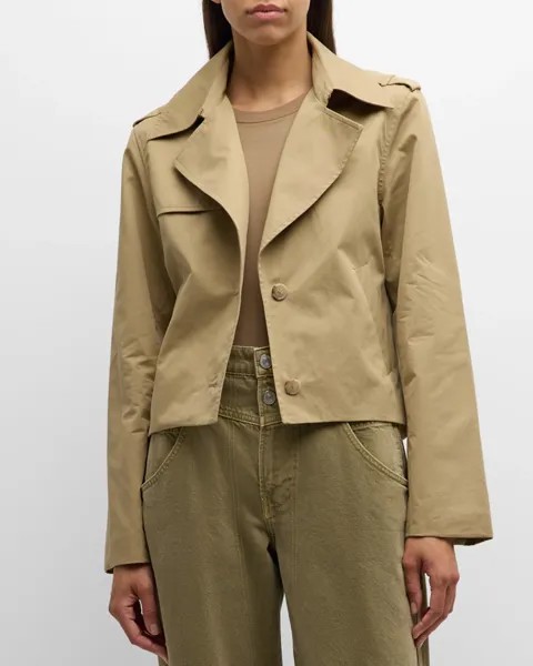 Короткий тренч FRAME, цвет Khaki