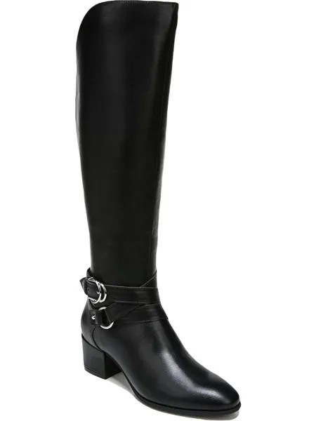 Женские широкие сапоги до колена из искусственной кожи Oakley LifeStride, черный