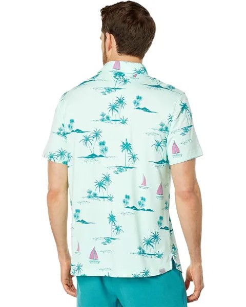 Поло Puma Cloudspun Low Tide Polo, цвет Minty Burst/Green Lagoon