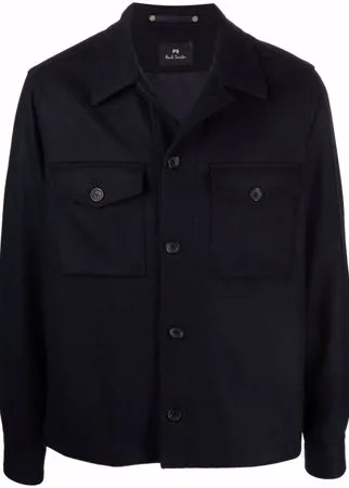 PS Paul Smith куртка-рубашка из смесовой шерсти