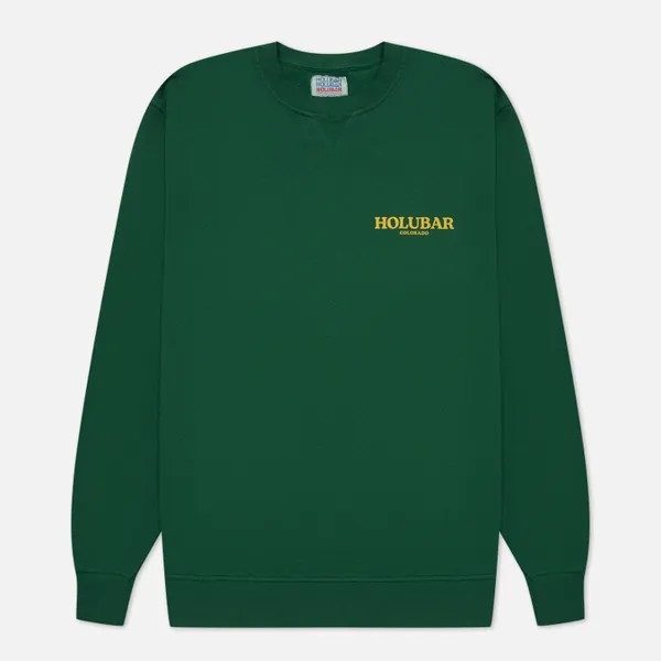 Мужская толстовка Holubar Classic Crew Neck зелёный, Размер S