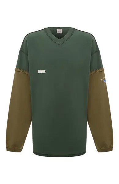 Хлопковый лонгслив VETEMENTS