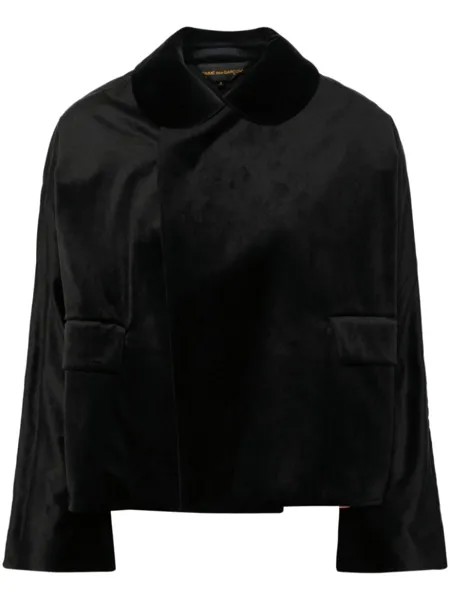 Бархатный жакет Comme Des Garçons, черный