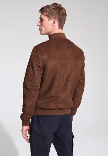 Куртка из искусственной кожи Next, коричневая
