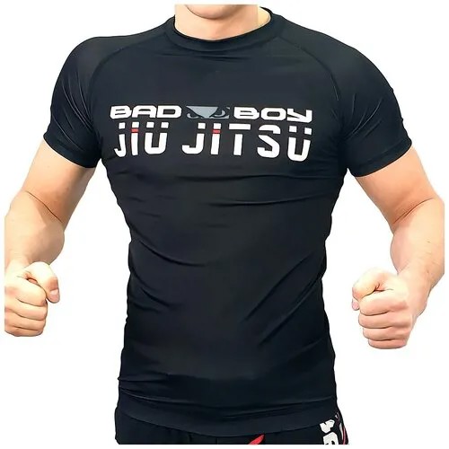 Рашгард Bad Boy Jiu Jitsu Short Sleeves Black 2XL