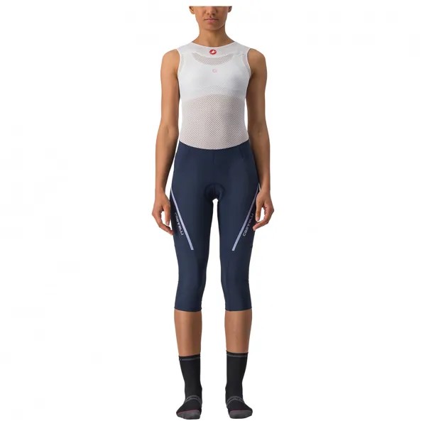 Велосипедные шорты Castelli Women's Velocissima 3 Knicker, цвет Belgian Blue/Violet Mist