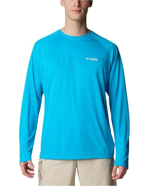 Лонгслив Columbia PFG Solar Stream, цвет Ocean Blue