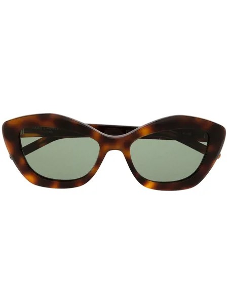 Saint Laurent Eyewear солнцезащитные очки в оправе 'кошачий глаз'