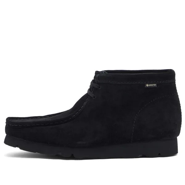 Туфли броги Clarks Originals Wallabee Boot Gore-Tex, цвет Black Suede