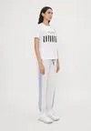 Футболка с принтом OBLIQUA Max Mara Leisure, белый